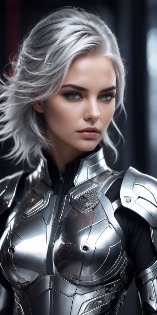 create a women.futuristic dress,  beauty,  detalaid face by Decyfer30 on Tensor.Art