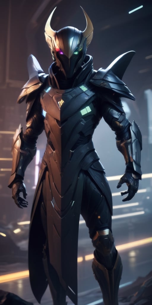 Create a allien type assassin,  wearing futristic symbiotic armor,  daggers by Decyfer30 on Tensor.Art