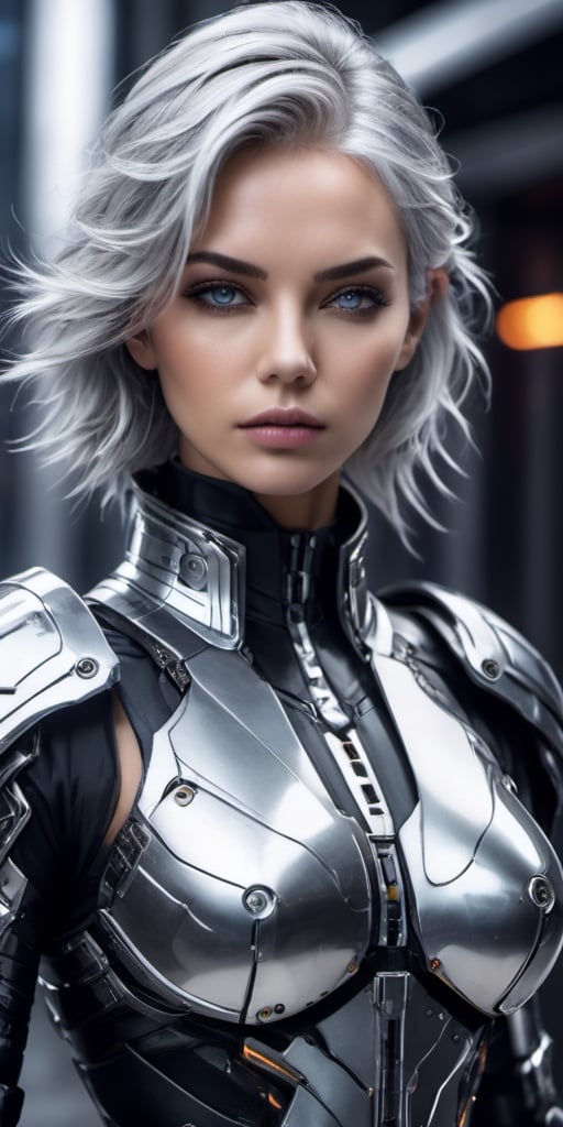 create a women.futuristic dress,  beauty,  detalaid face by Decyfer30 on Tensor.Art