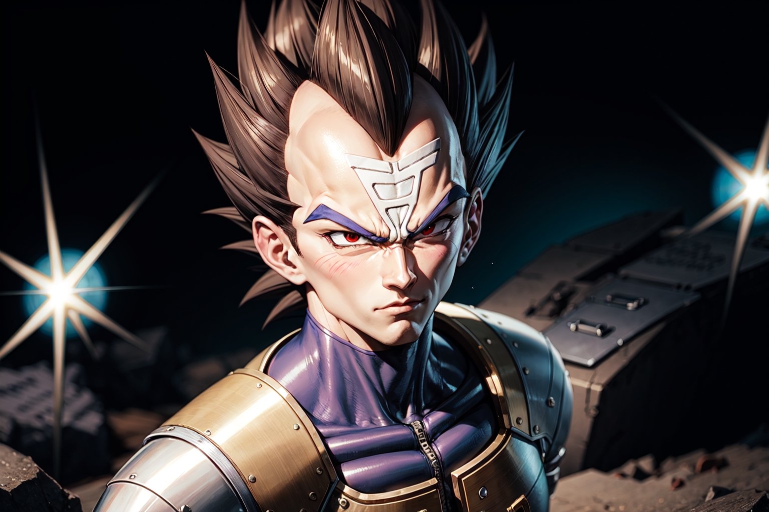 vegeta as a warrior