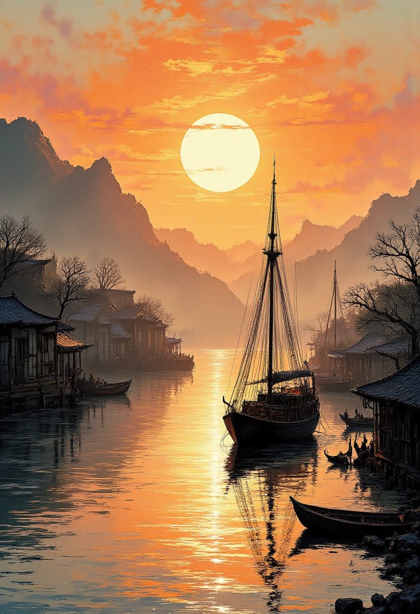 Cinematic picture,  OBxiaoxiang,  Special Ink-drawing mode by Anna ai art on Tensor.Art