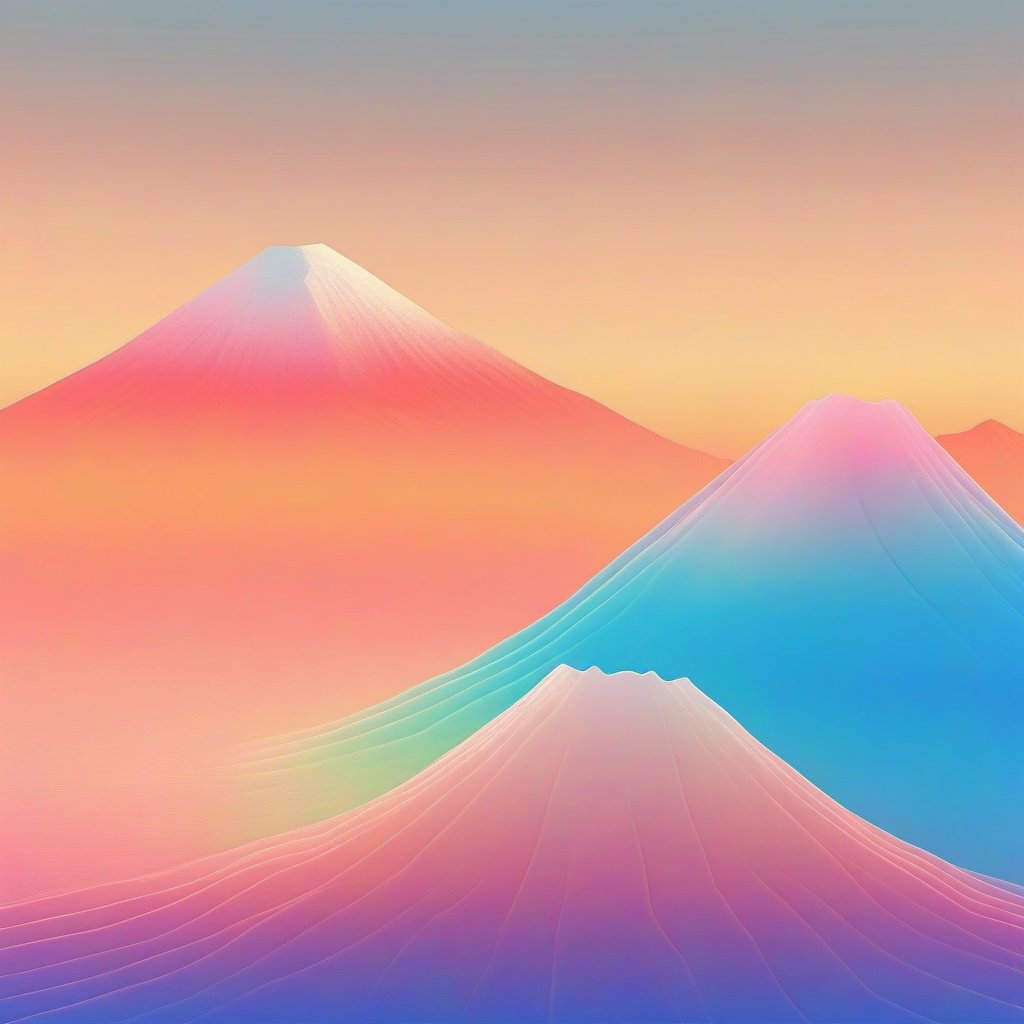 Dopamine Color,  no humans,  mountain by AIRVILLA on Tensor.Art