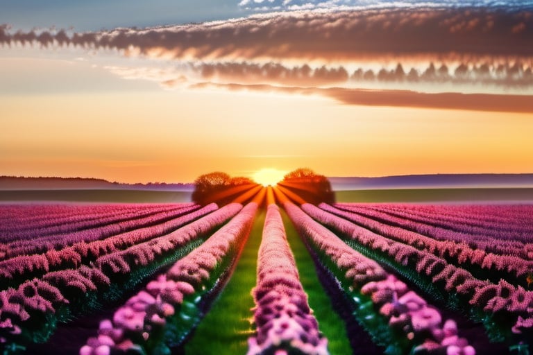 The buds spread into tiny leaves as they began to grow higher, reaching up to the sky. With newfound courage, the leaves stretched higher and higher, reaching for the sun's warm embrace. The world beyond the prairie is vast and full of wonder.