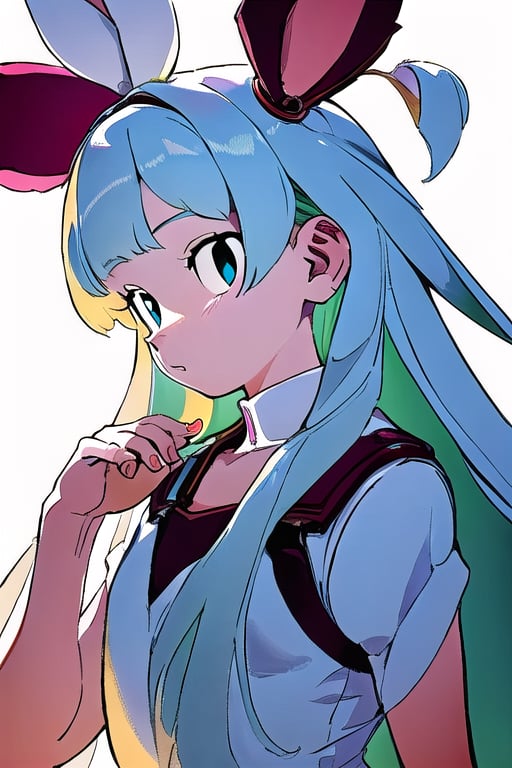 1girl,  long hair,  white background nejire hadou from my hero academia by acc-n on Tensor.Art