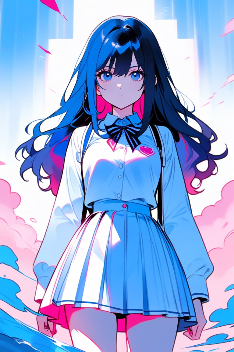 1girl,  long hair,  black hair by acc-ani-nn on Tensor.Art