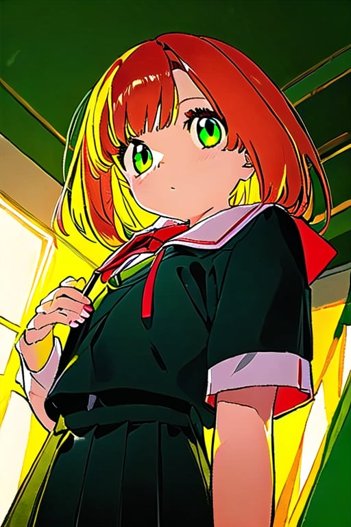 1girl,  holding cube,  dim low colors by acc-ani-nn on Tensor.Art