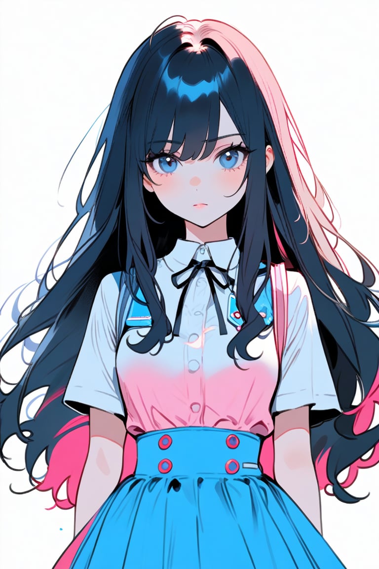 1girl,  long hair,  black hair by acc-ani-nn on Tensor.Art