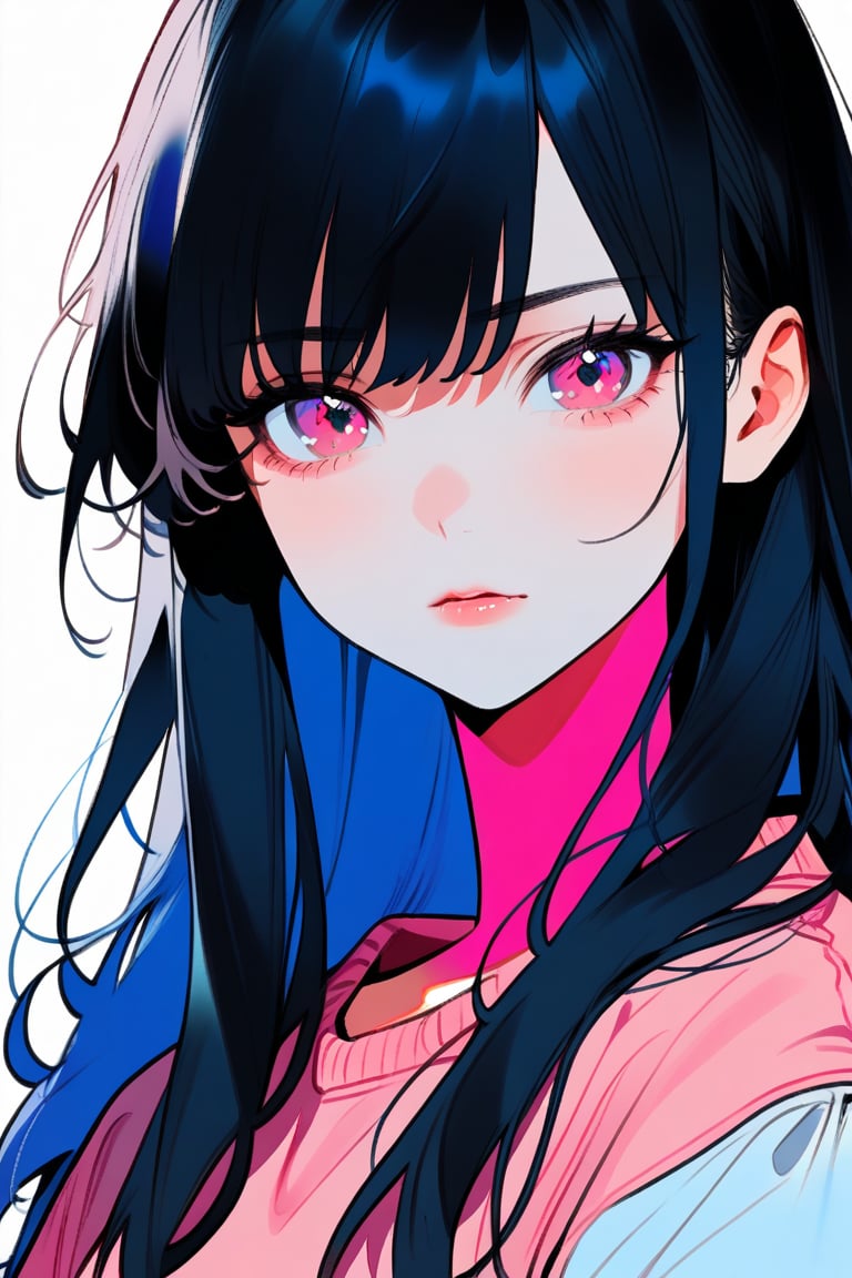 1girl,  long hair,  black hair by acc-ani-nn on Tensor.Art