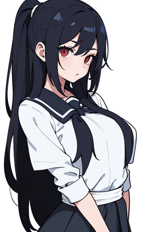 woman,  long hair,  schoolgirl by acc-ani-nn on Tensor.Art