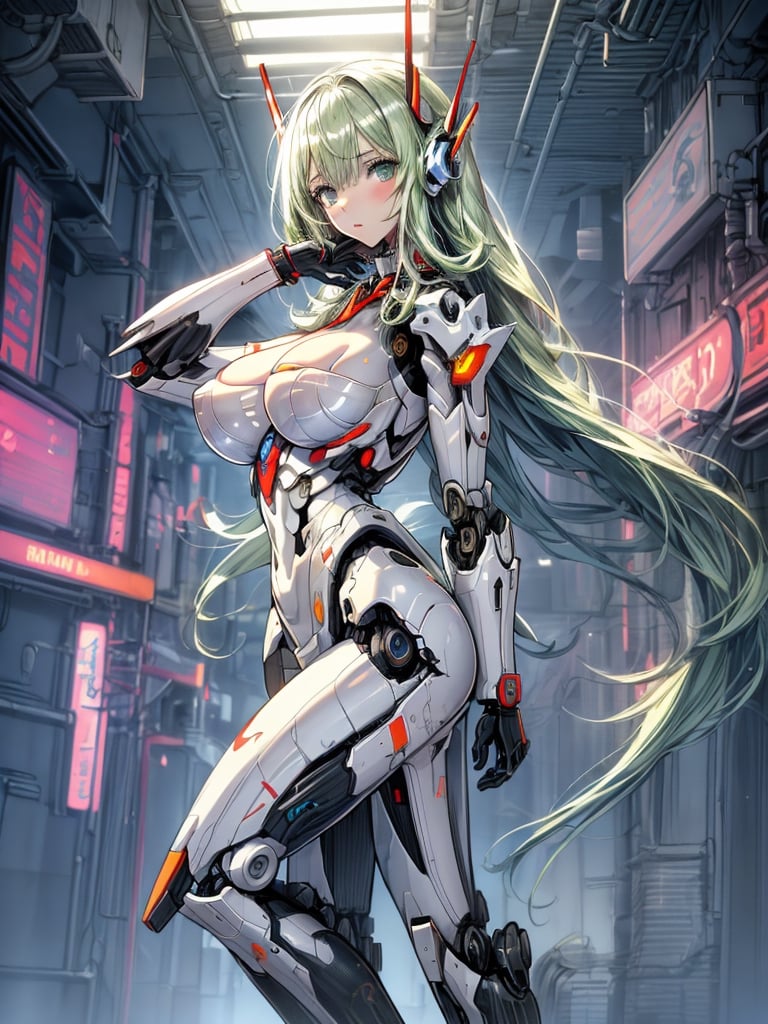 best quality illustration masterpiece,detailed eyes,white skin,detailed hair,extremely detailed 8k CG unity wallpaper,amazing designer,best film studio cinema lighting,simple and comfortable color palettes,

elf,rena erindel,1girl,a girl (with mechanical arms,beautiful detailed darkolivegreen tech cyborg eyes,white skin,thin body,((broken mecha bodysuit)), ((hand on own face)),from side

light yellowish green hair,very long hair,messy hair,curtained hair, short pointyears,

((huge_breasts)),(((pointy breasts))),bursting breasts, unaligned_breasts, hair_over_breasts,

expressionless face,expressive eyes and emotions background with soap bubbles,beautiful blue sky,a beautiful and vast place at the same time,cyberpunk,mecha,jump