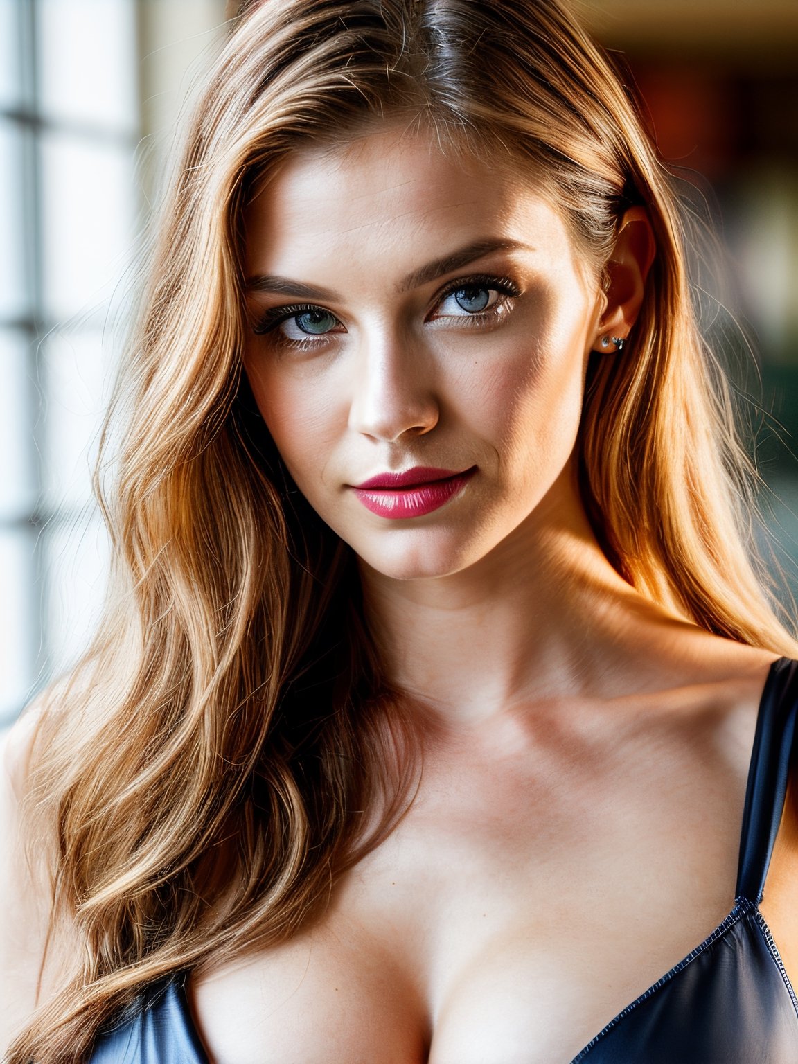 create a beautiful Irish woman,  long blonde hair,  blue eyes by Chongas  on Tensor.Art