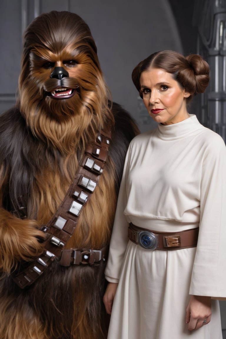 Princess Leia and Chewbacca by Chongas  on Tensor.Art