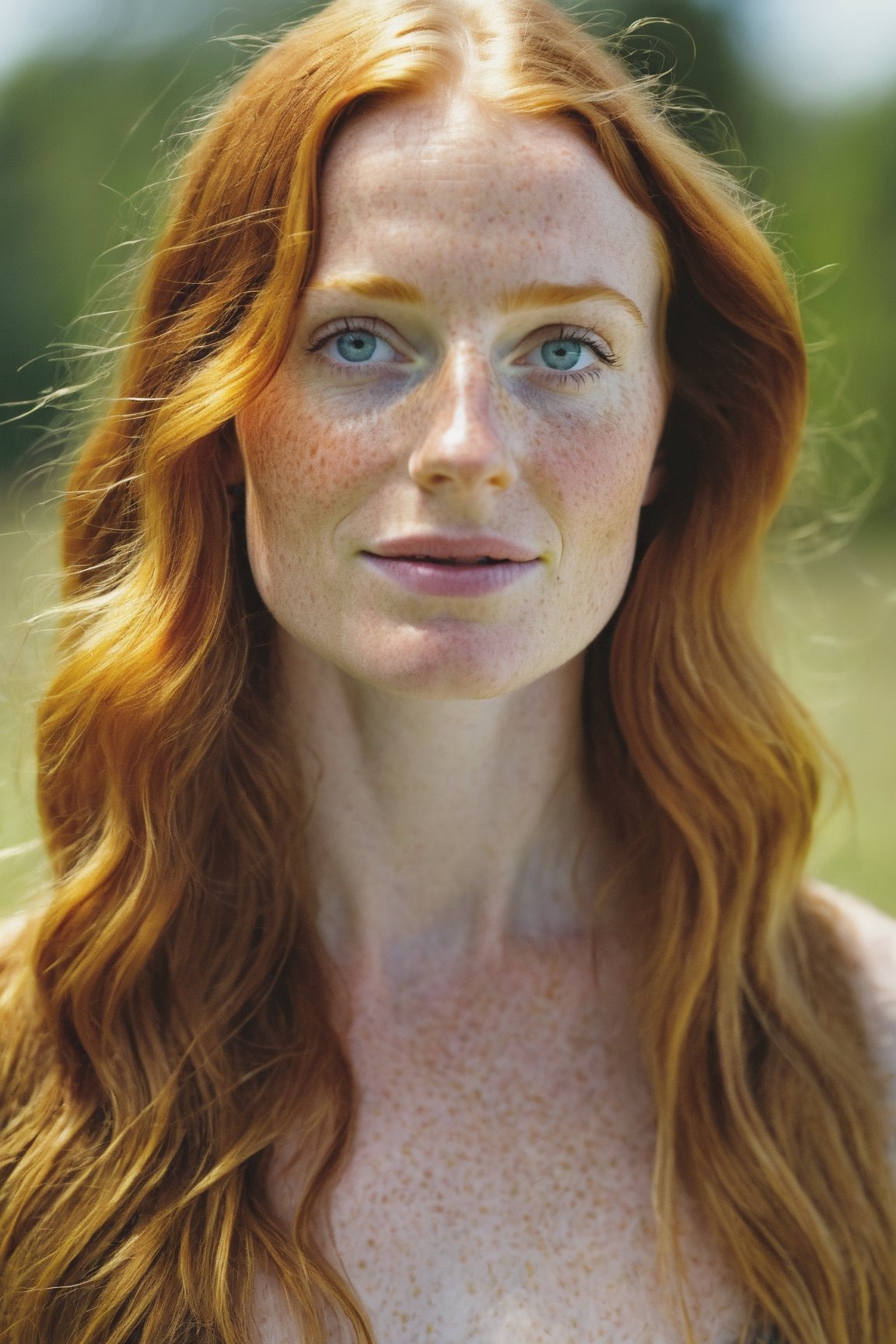 masterpiece, high quality, ultra fucking good, this is the good stuff, best prompt ever, portrait of a woman, freckles, ginger