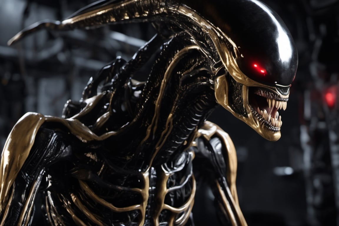 ultra Realisti4cExtreme Detailed,  Xenomorph,  spot light by bun on Tensor.Art