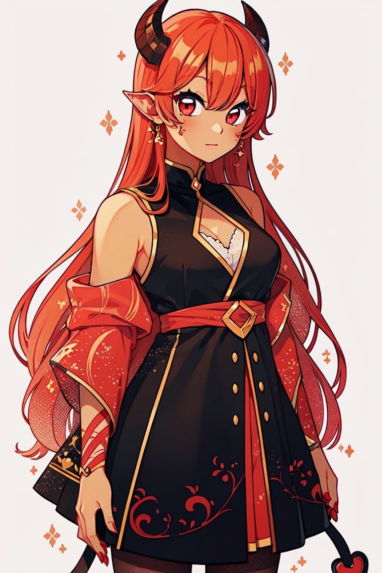Girl,  anime girl,  anime demon girl by Narale_fujoshi_666 on Tensor.Art