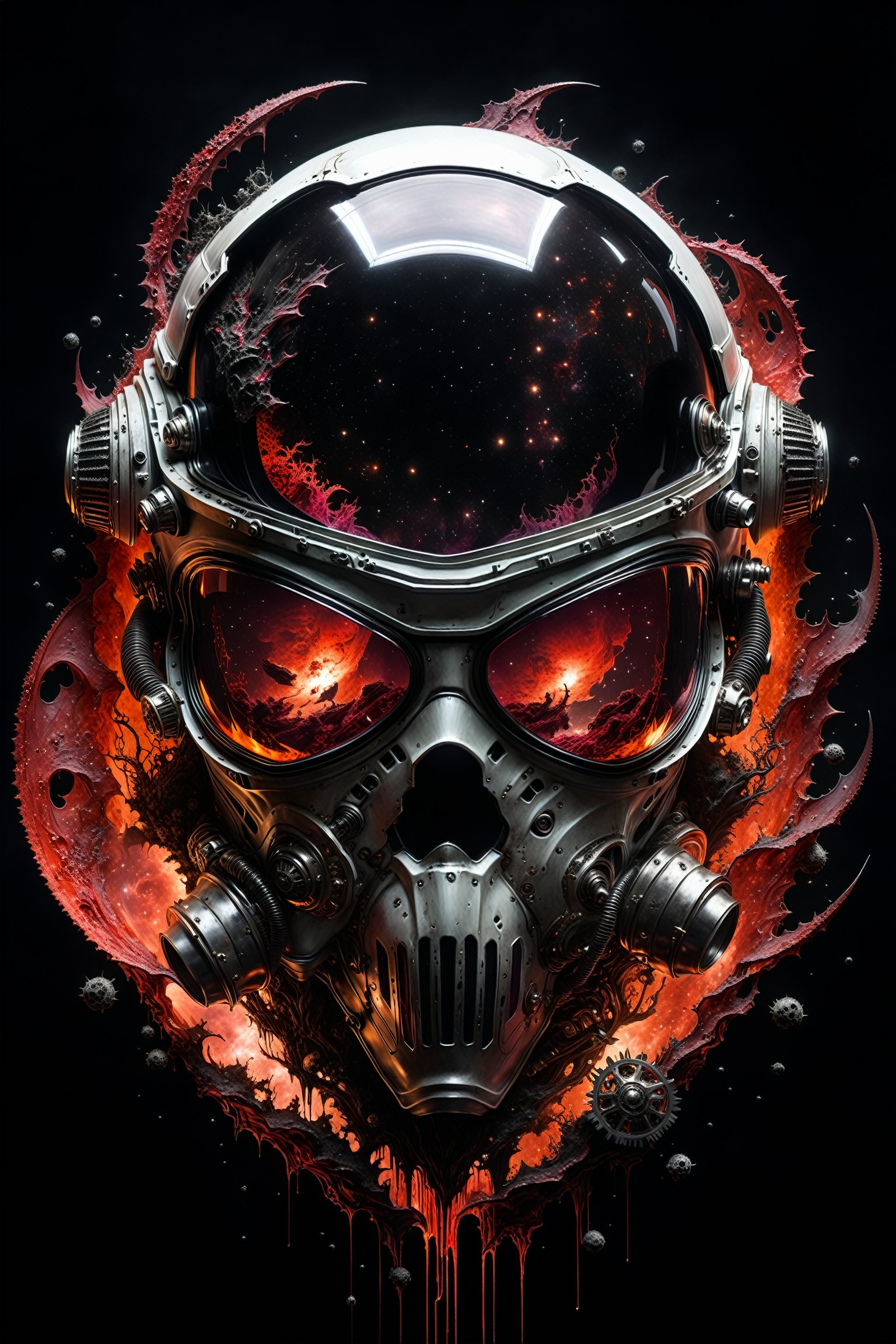 Ultra-wide-angle,  stempunk,  photorealistic medieval gothic shot of a Derailed closeup photo by REDVAPOR on Tensor.Art