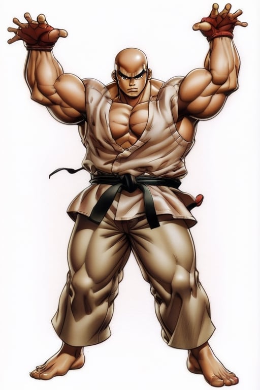 John Romita Jr.STYLE DRAWING,  MALE fighting game character,  as a character in BAKI by user_632881848158154590 on Tensor.Art