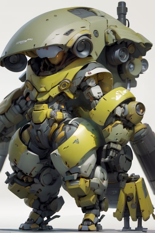 Best quality,masterpiece, strong contrast, high level of detail,Best quality,masterpiece, 16k wallpaper, concept art, high level of detail, strong contrast,

((mecha,(((mech like a long barrelbody ))), streamlined shape, smooth body) ), mech, mecha, mechanical android,(((pyramid closed mechanical hood))), (((full body shot))),absurdres,short thin leg,,