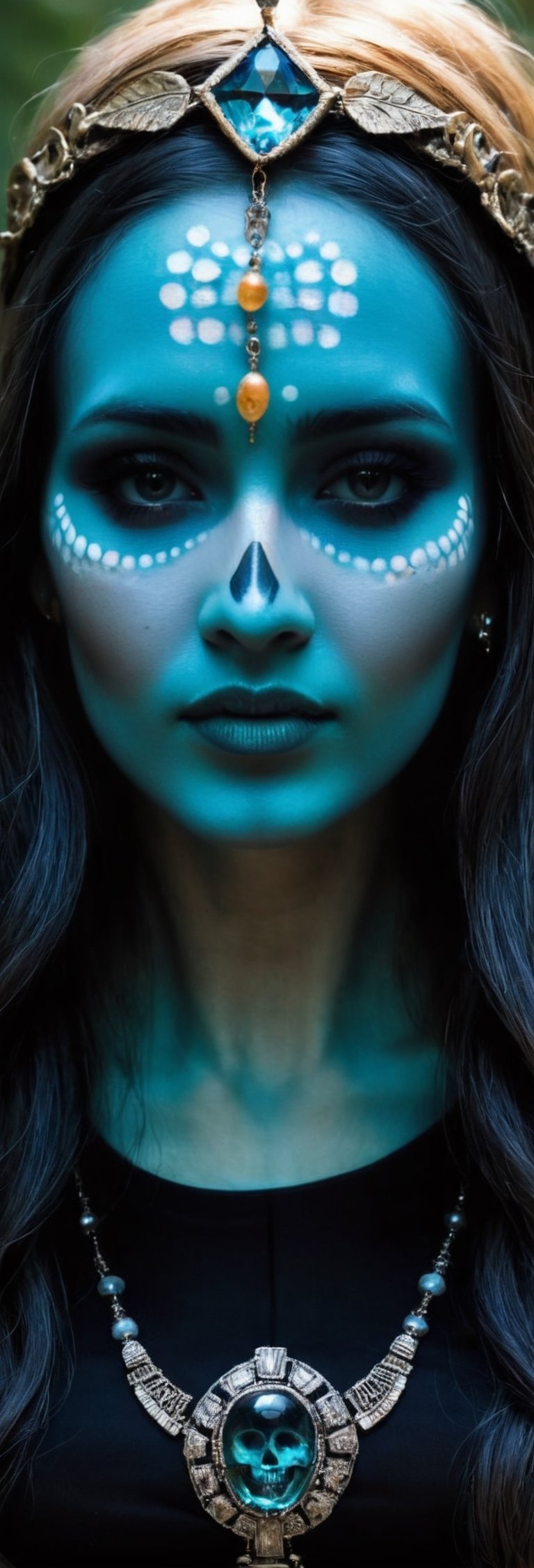 (masterpiece,  best quality),  High detailed,  picture perfect face),  I remember lemuria, atlantean psychic witch  crystall skull sorceress, princess of antedeluvian kindgdom of MU, ancient ancestral beauty, origin of indians amd innuits, antarktis before the ice age, 10000 bc, ancient alien lost hightech 