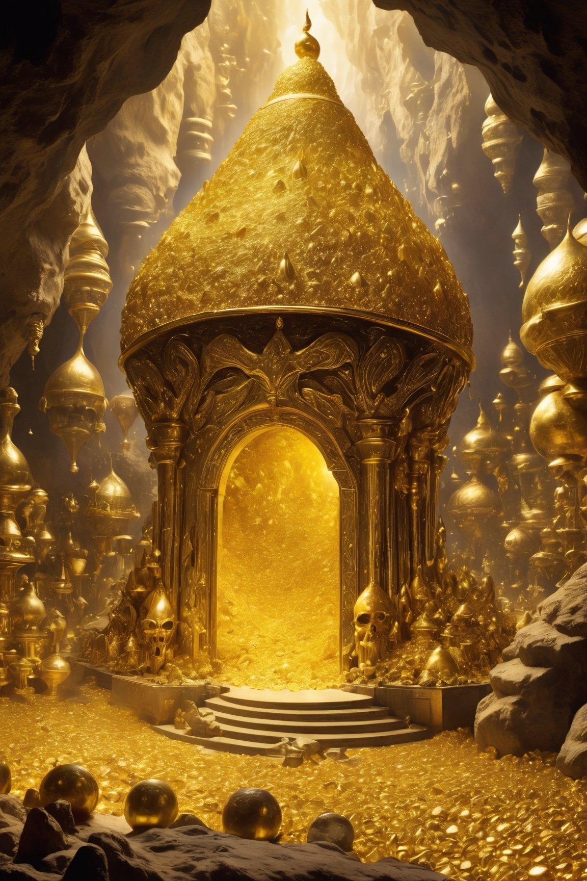 The worlds greatest horde of treasure ever collected,  epic proportions,  (colorful) by Untuned Paradox on Tensor.Art