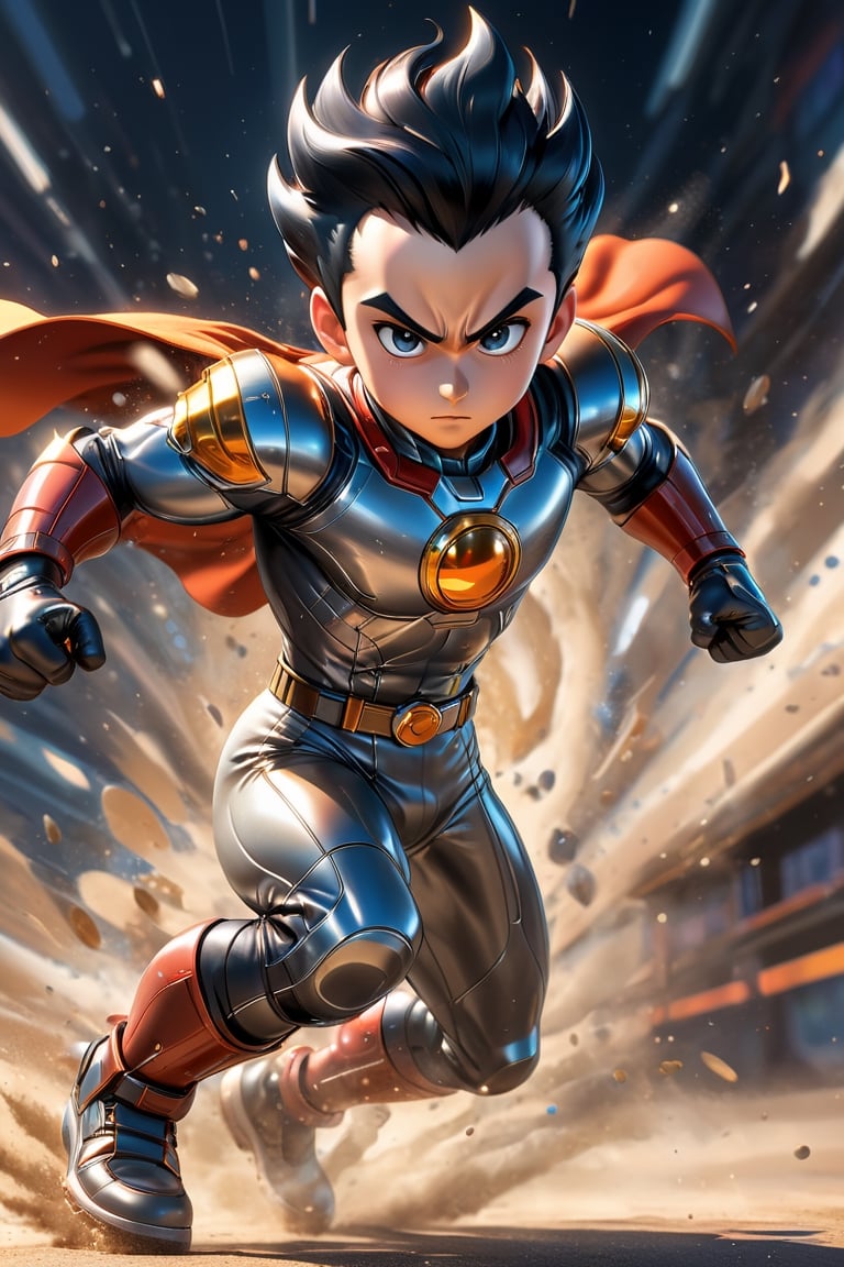 ((full body image of Astroboy,)) ((Action pose)), (Masterpiece, Best quality), (finely detailed eyes), (finely detailed eyes and detailed face), (Extremely detailed CG, intricate detailed, Best shadow), conceptual illustration, (illustration), (extremely fine and detailed), (Perfect details), (Depth of field),more detail XL,action shot