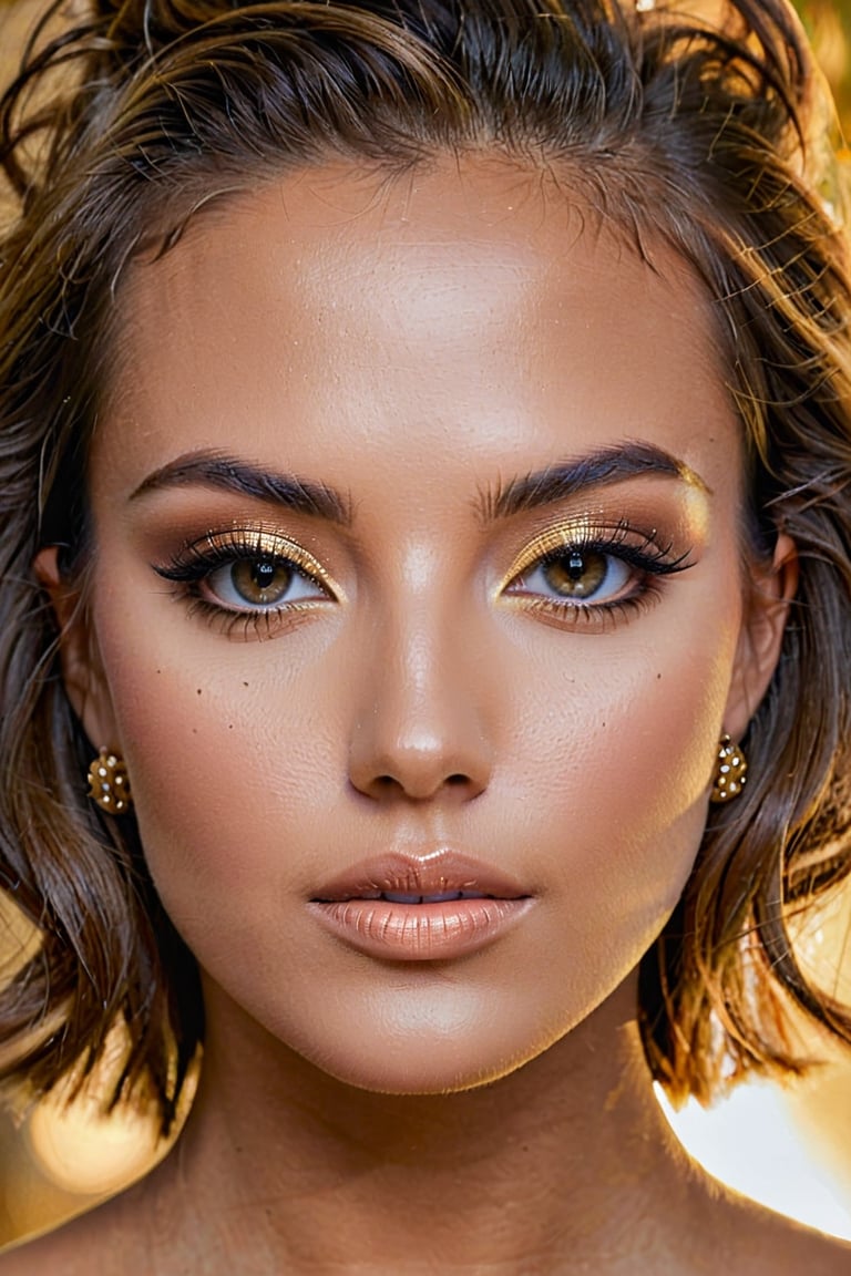 portrait,  closeup photo of a beautiful woman,  symmetrical eyes by ART IMAGINATION on Tensor.Art