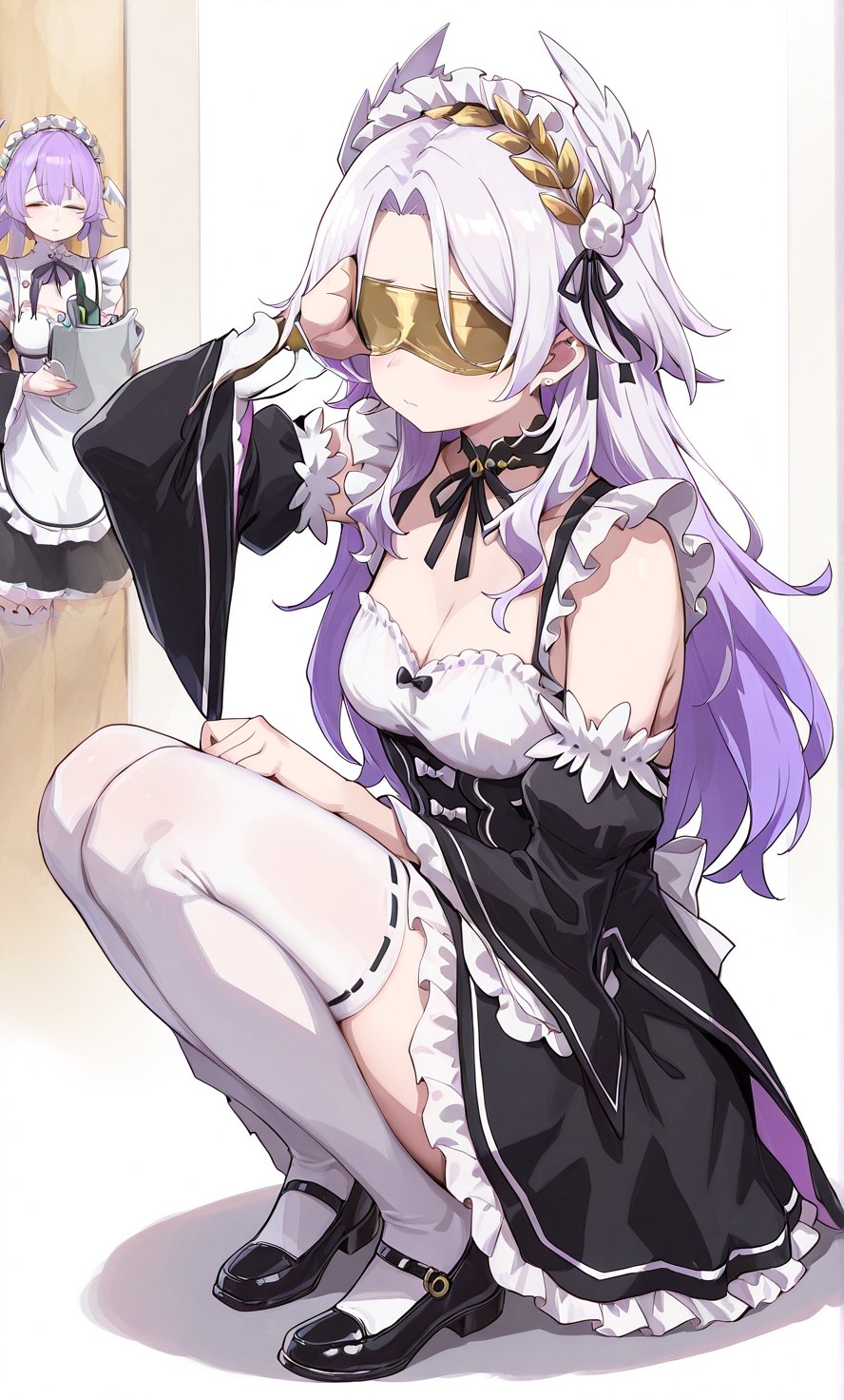 shengnv,  purple hair,  white hair by ART IMAGINATION on Tensor.Art