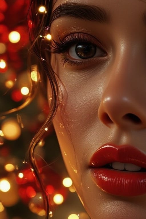Woman with vibrant makeup,  , by ART IMAGINATION on Tensor.Art