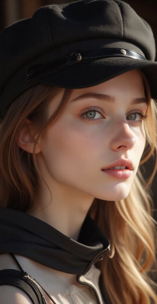Masterpiece,  high photographic quality,  generate image with soft lighting and warm atmosphere of a beautiful woman by AR...