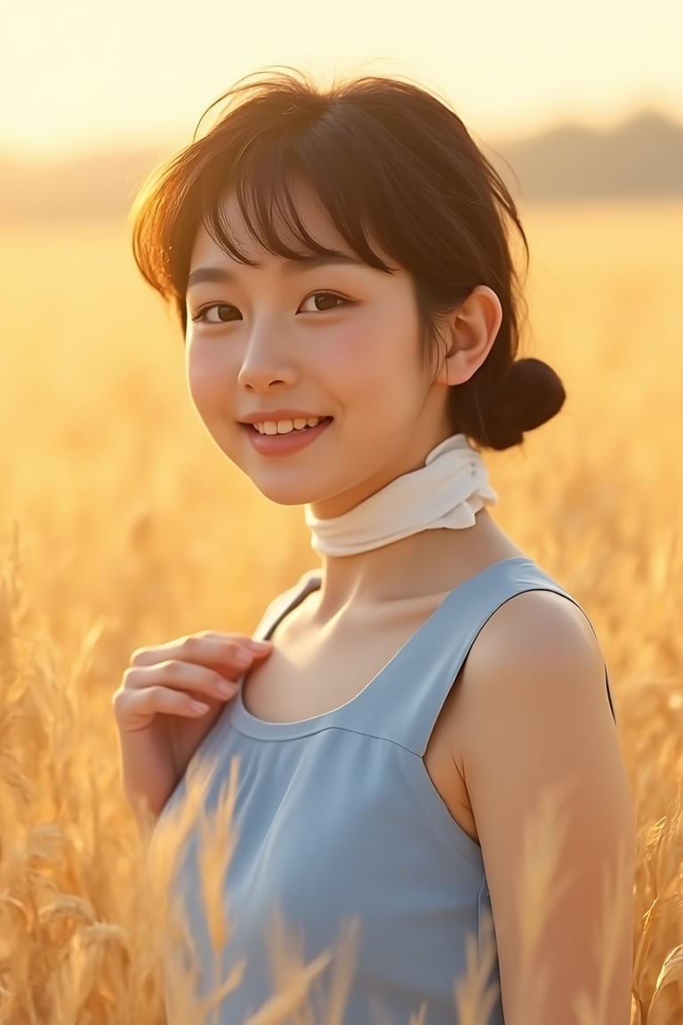 Fine art full body image photograph,  warm,  soft light. A stylish Korean woman by ART IMAGINATION on Tensor.Art