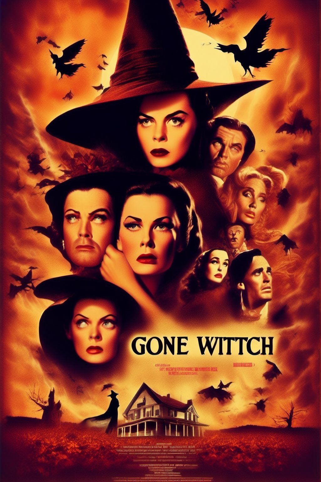 Movie poster page "Gone Witch the Wind"