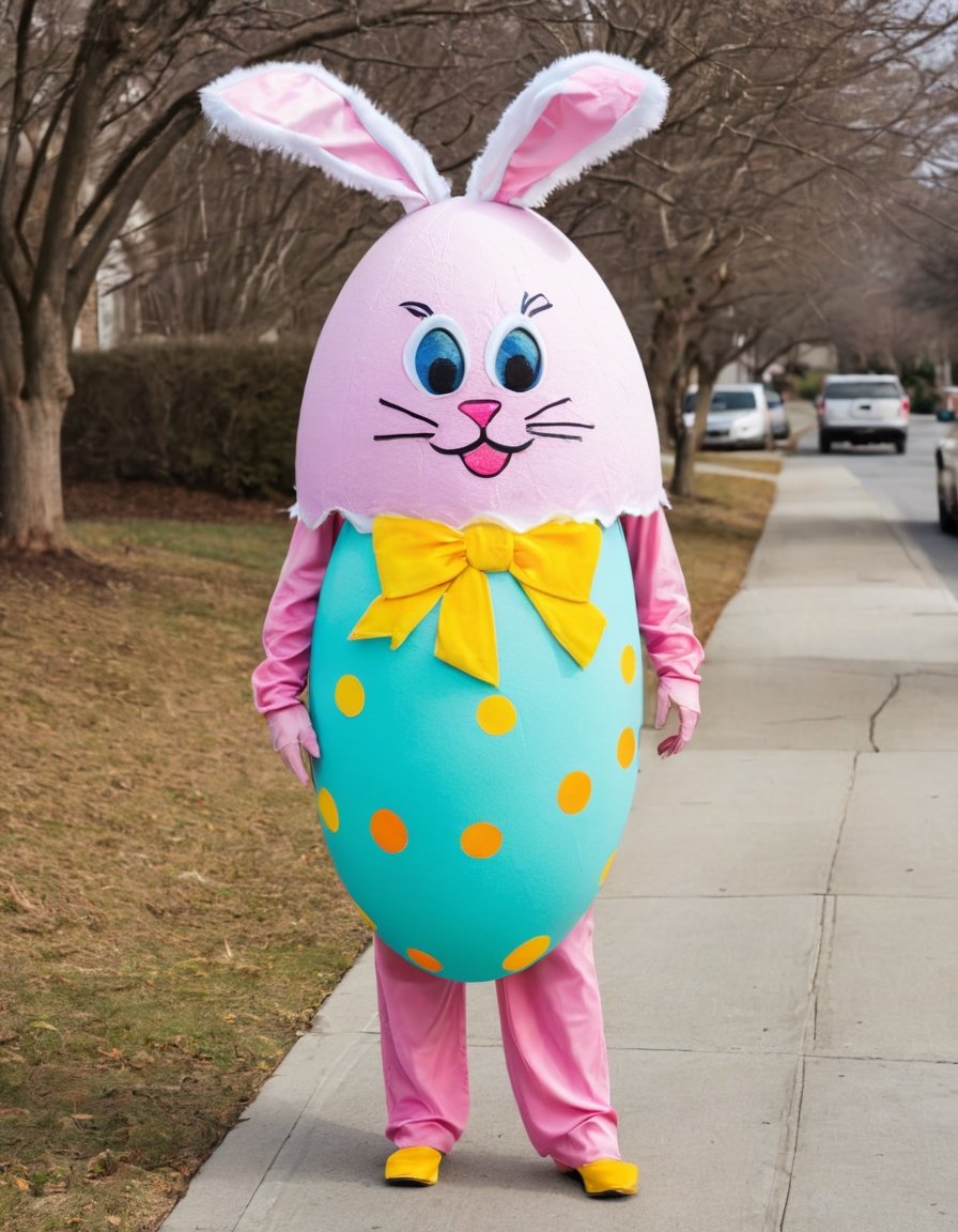 Photo of a Easter Egg Costume.