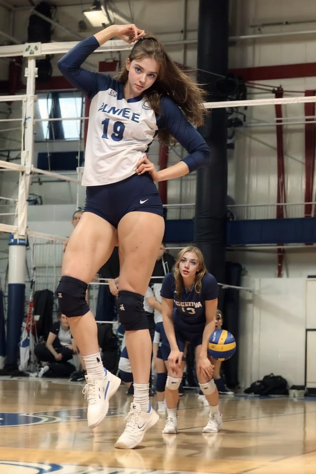 19 year old swedish girls,  volleyball girls ,  very tall by lukkkkssss on Tensor.Art