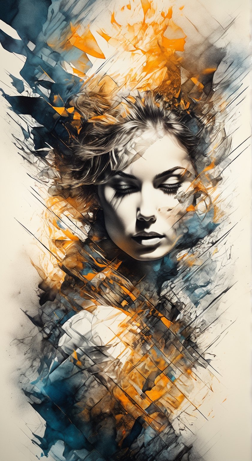 Woman,  upperbody portrait,  post-processing rendering by Vovin on Tensor.Art