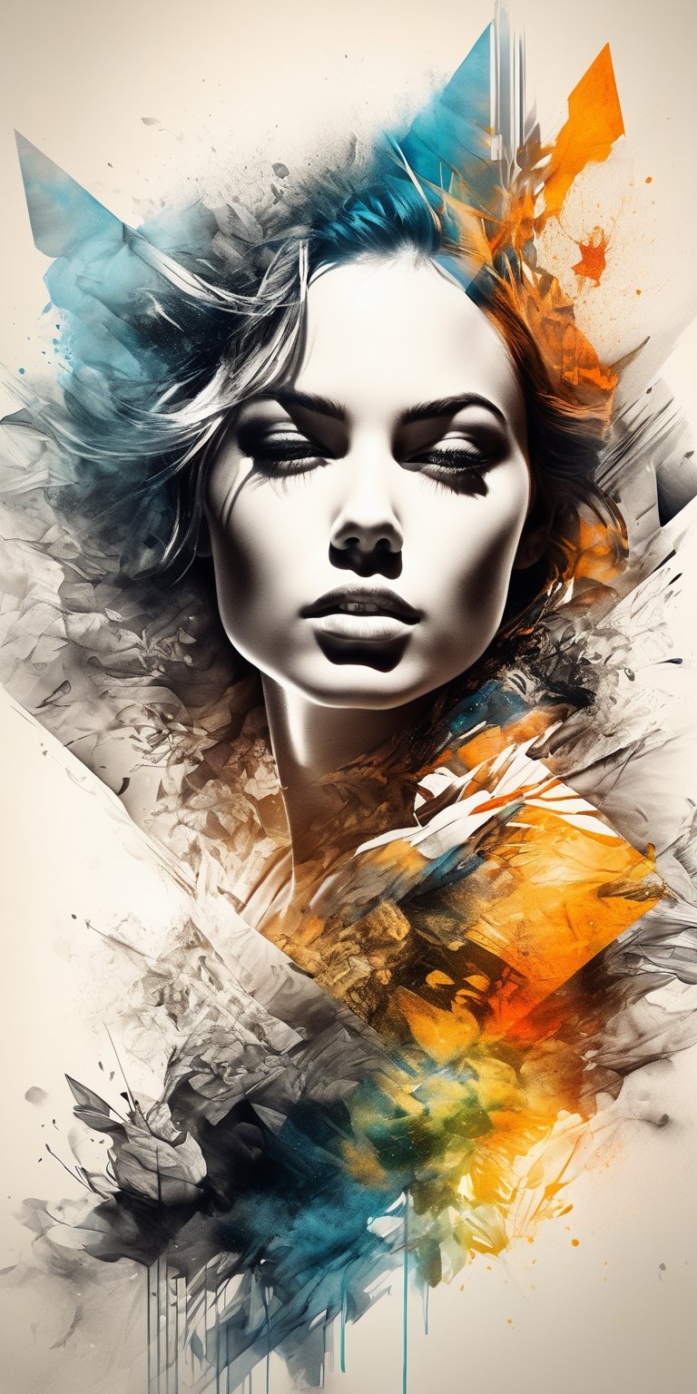Woman,  upperbody portrait,  post-processing rendering by Vovin on Tensor.Art