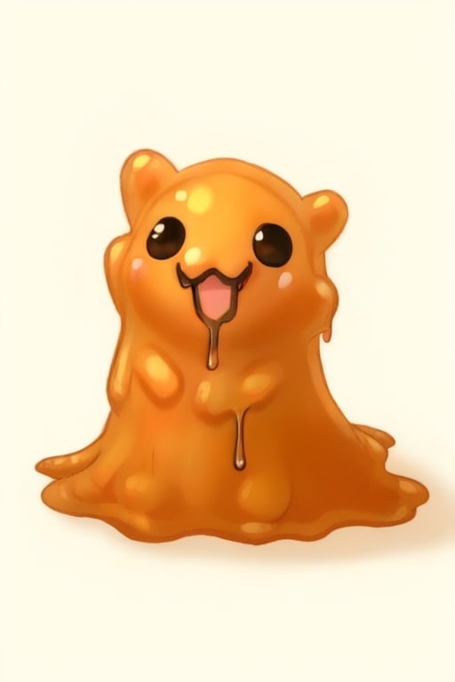 masterpiece, best quality, 3d, simple white background, 

scp999, slime, slime boy, orange, dot eyes, black eyes, cute, sweet, happy, scp999