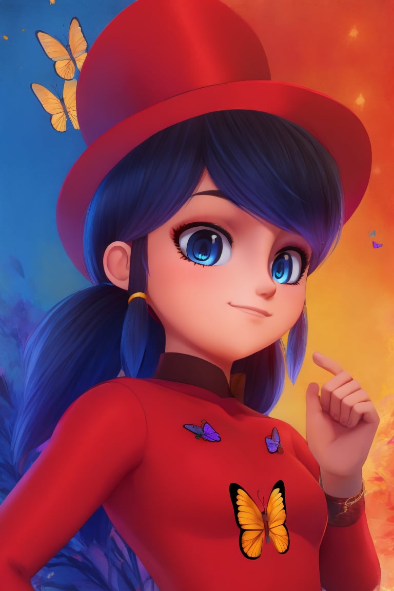 ),  shows elemental elements,  circus hat and ringmaster by alternat0r  on Tensor.Art