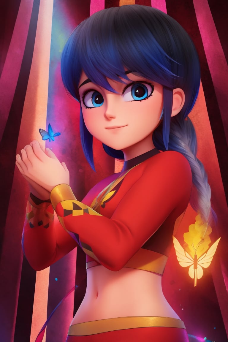 ),  shows elemental elements,  circus hat and ringmaster by alternat0r  on Tensor.Art