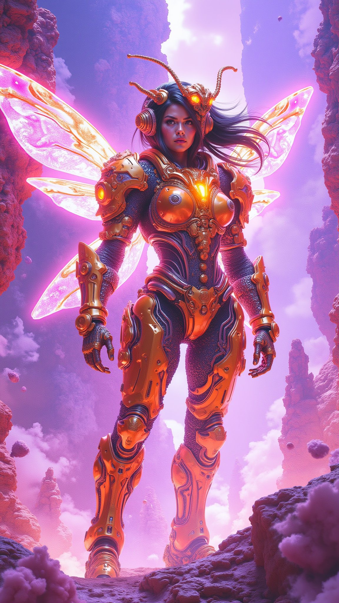 Digital painting,  a fierce girl warrior,  wearing sleek by Alice42 on Tensor.Art