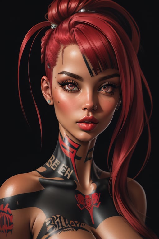 Tattoo sketch,  by enki bilal,  double exposure. high quality by Leon" idis on Tensor.Art