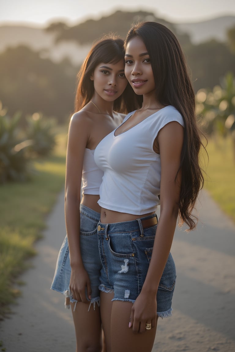 masterpiece,  close up photo,  2girls by Norrb on Tensor.Art