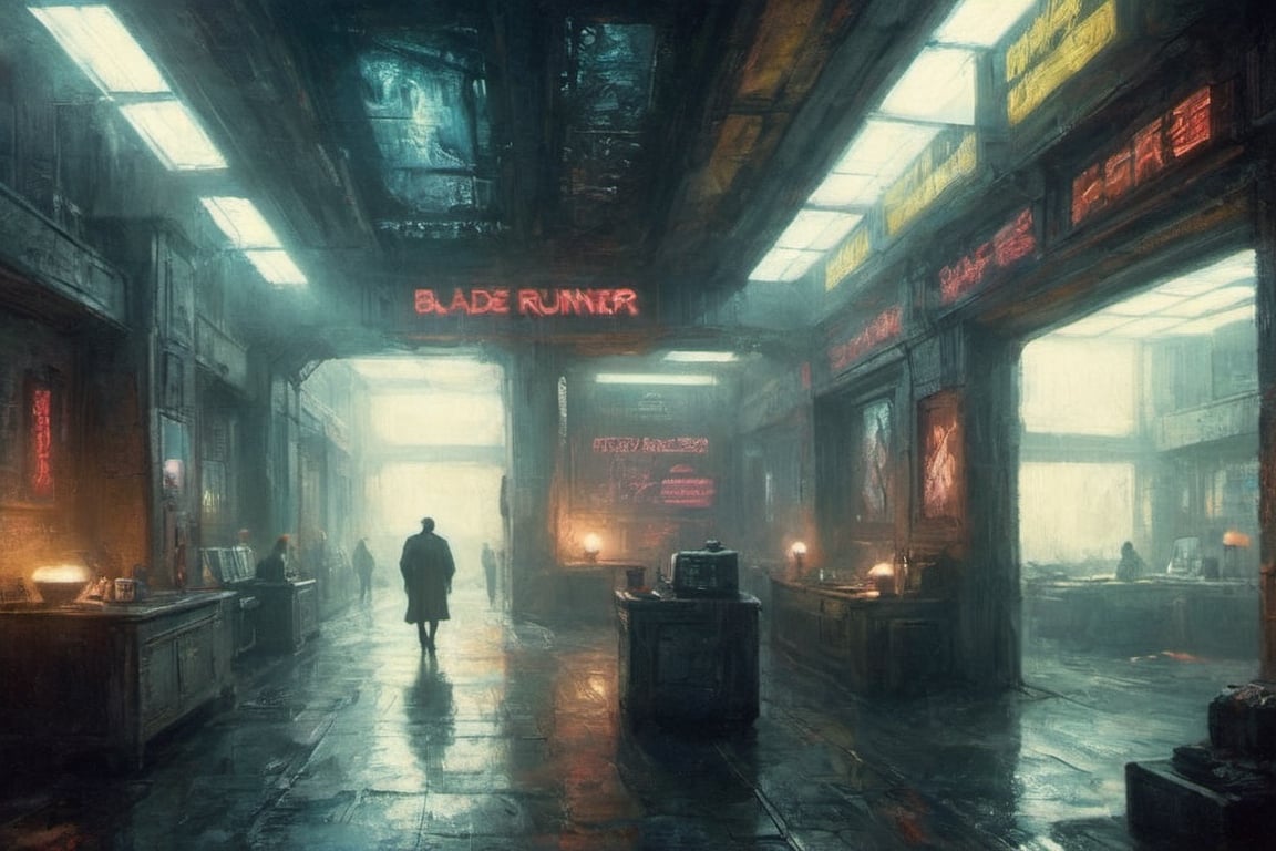 Blade Runner Ambiance liminal places by EldritchAdam on Tensor.Art