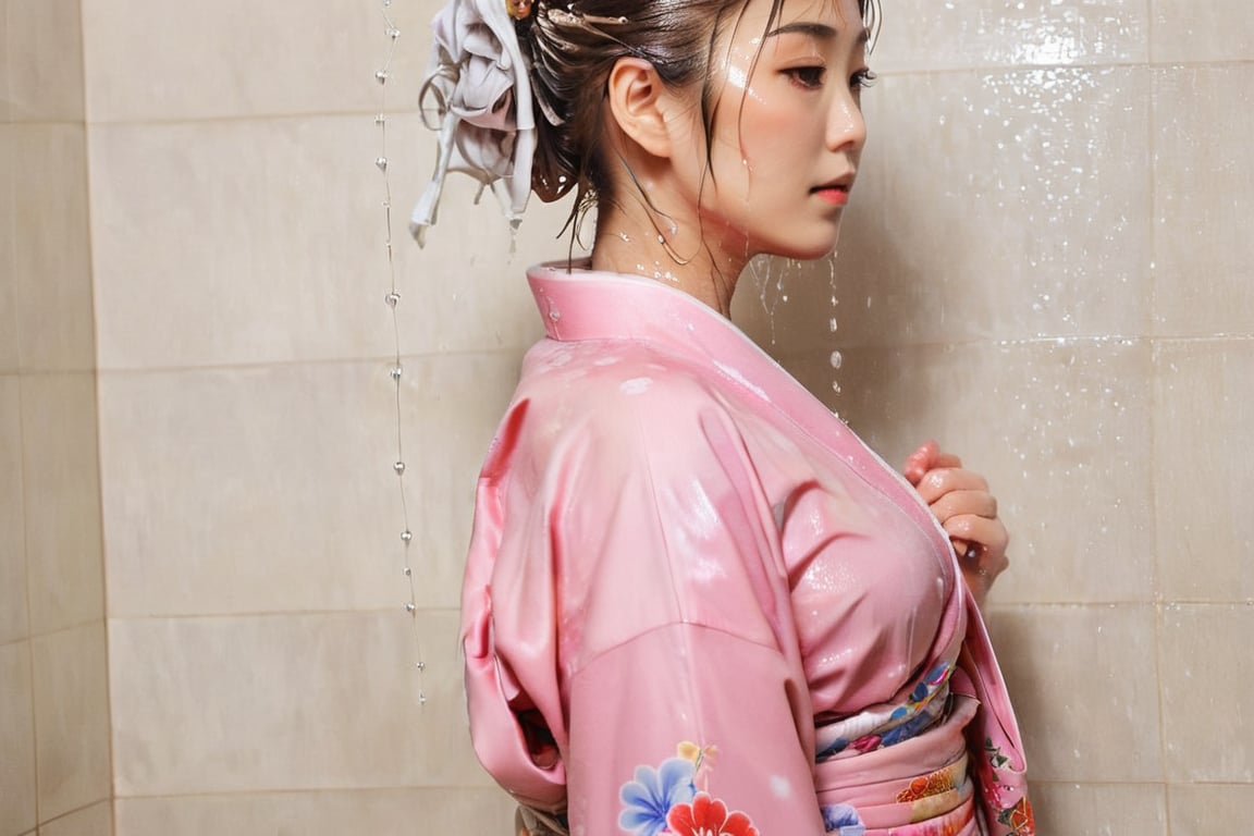 photo of japanese idol,  looking away,  kimono by user_635241391521507132 on Tensor.Art