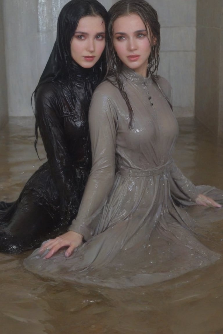 (wet clothes,  wet hair,  wet by user_635241391521507132 on Tensor.Art
