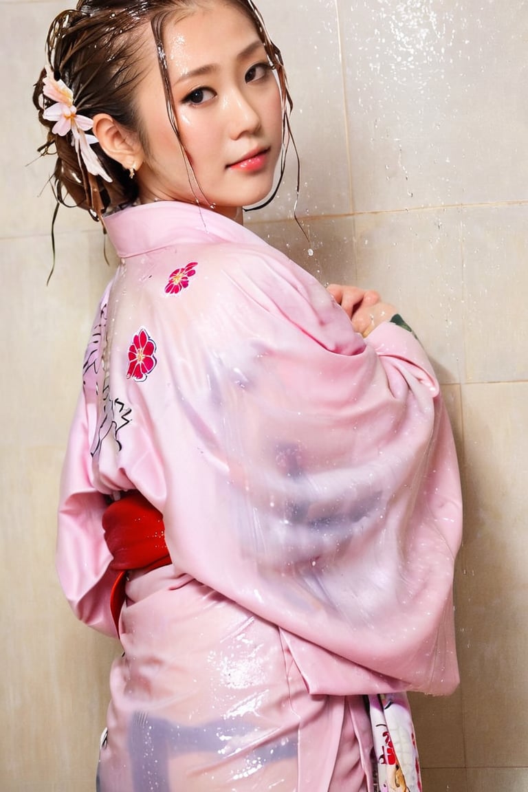 photo of japanese idol,  looking away,  kimono by user_635241391521507132 on Tensor.Art