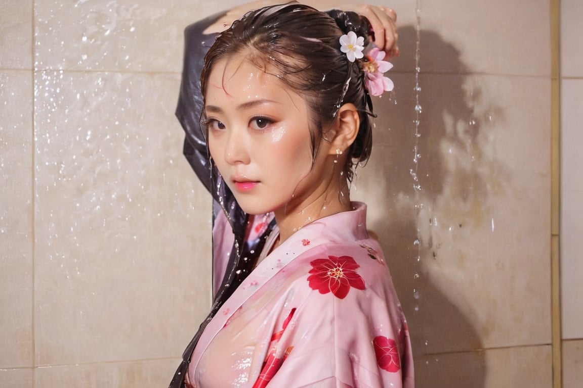 photo of japanese idol,  looking away,  kimono by user_635241391521507132 on Tensor.Art