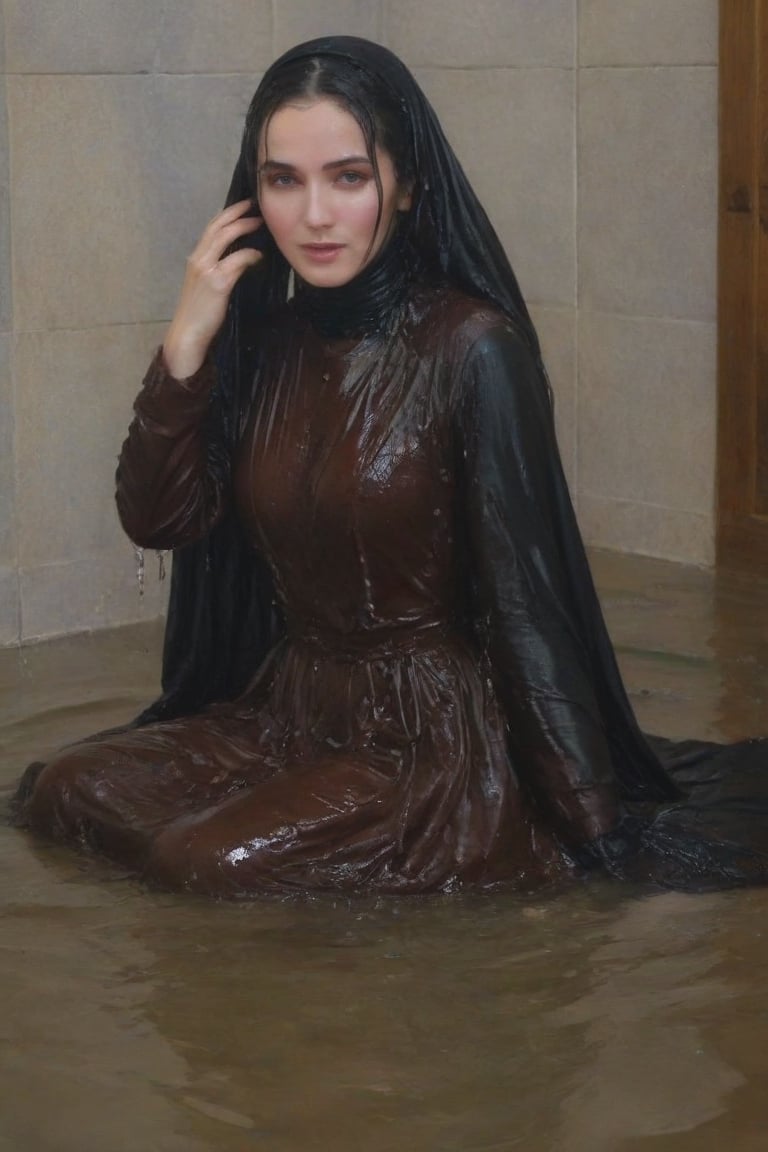(wet clothes,  wet hair,  wet by user_635241391521507132 on Tensor.Art