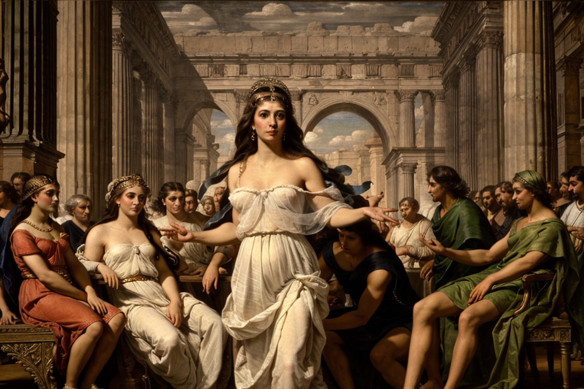 Cleopatra making an alliance