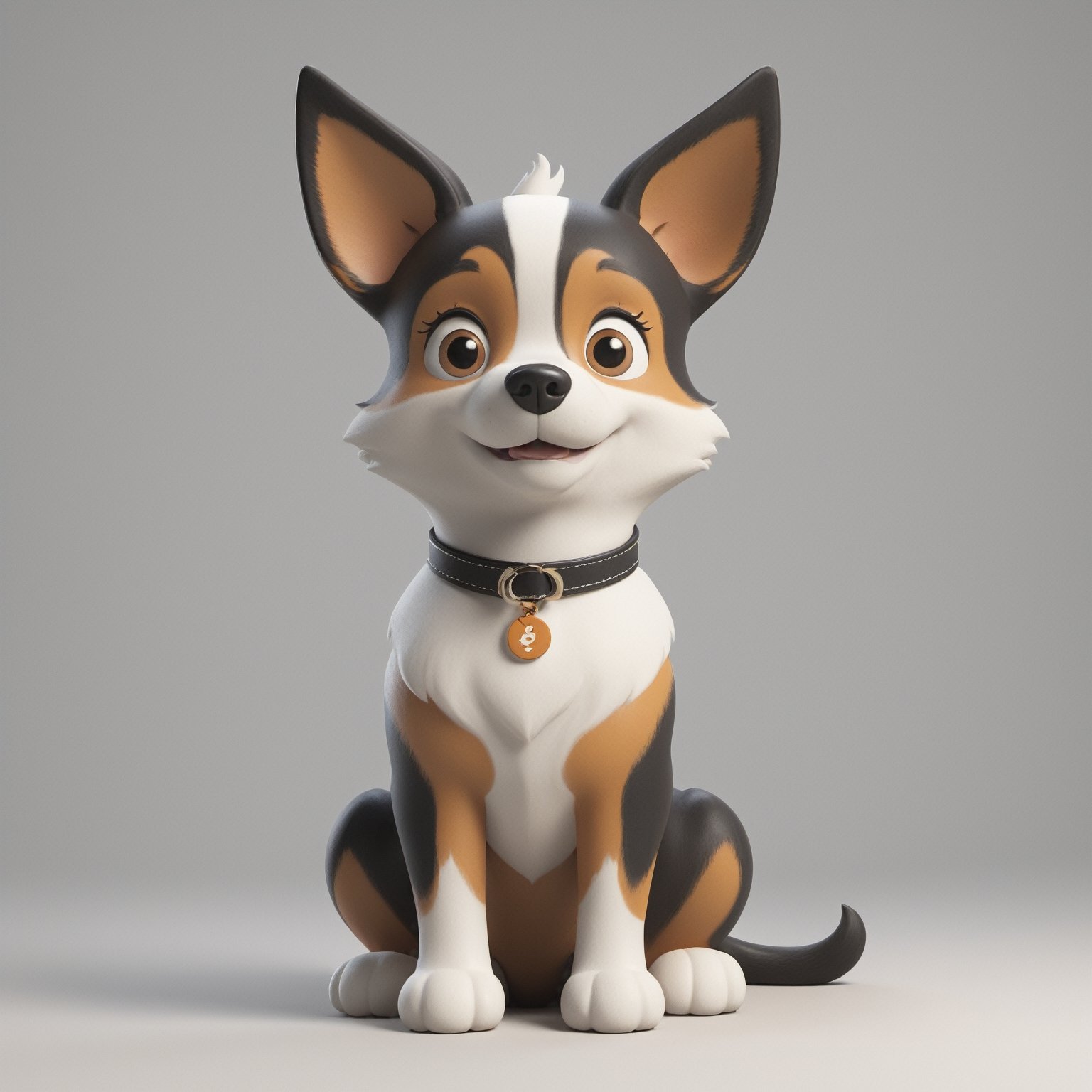 The character's intended purpose is for Tensor.art and will be positioned against a ((white canvas)).
The primary focal point of the logo should be an happy xolo dog character designed in a style reminiscent of Pixar cartoons. The xolo dog should be characterized by large, round, and charming eyes, imparting a friendly and lovable appearance.
While the xolo dog should maintain a cartoonish aesthetic, it should also incorporate intricate details to enhance its visual appeal and professionalism.
The character should be created in a 3D watercolor illustration style, aiming to evoke an artistic and playful ambiance.
The chosen color palette should be lively and welcoming, generating a sense of warmth and friendliness.
The character should possess a clean and uncluttered white background to ensure optimal visibility and convey professionalism.
The overall scene should be well-lit, allowing the xolo dog, canvas, and computer screen to prominently stand out.
The character should communicate a blend of creativity and accessibility, aligning with Tensor.art's mission of making art easily approachable and enjoyable.
It should possess a polished, easily recognizable appearance, serving as a hallmark of professionalism.
The mexican xolo dog character should radiate charm and playfulness, leaving a lasting impression on viewers.
The ultimate objective of this is to establish a visual identity for Tensor.art that is simultaneously professional and inviting, emphasizing the platform's dedication to the intersection of art and technology in a playful and approachable manner. Should be distinctive, well-illuminated, and effectively convey the essence of the platform.,Xxmix_Catecat