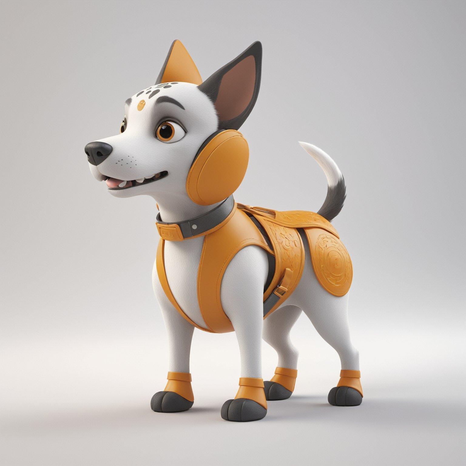 The character's intended purpose is for Tensor.art and will be positioned against a ((white canvas)).
The primary focal point of the logo should be an happy mexican xolo dog character designed in a style reminiscent of Pixar cartoons. The mexican xolo dog should be characterized by large, round, and charming eyes, imparting a friendly and lovable appearance.
While the mexican xolo dog should maintain a cartoonish aesthetic, it should also incorporate intricate details to enhance its visual appeal and professionalism.
The character should be created in a 3D watercolor illustration style, aiming to evoke an artistic and playful ambiance.
The chosen color palette should be lively and welcoming, generating a sense of warmth and friendliness.
The character should possess a clean and uncluttered white background to ensure optimal visibility and convey professionalism.
The overall scene should be well-lit, allowing the Yacare caiman, canvas, and computer screen to prominently stand out.
The character should communicate a blend of creativity and accessibility, aligning with Tensor.art's mission of making art easily approachable and enjoyable.
It should possess a polished, easily recognizable appearance, serving as a hallmark of professionalism.
The mexican xolo dog character should radiate charm and playfulness, leaving a lasting impression on viewers.
The ultimate objective of this is to establish a visual identity for Tensor.art that is simultaneously professional and inviting, emphasizing the platform's dedication to the intersection of art and technology in a playful and approachable manner. Should be distinctive, well-illuminated, and effectively convey the essence of the platform.,Xxmix_Catecat